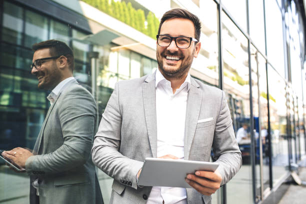 istock Businessman having break outside 1029798952