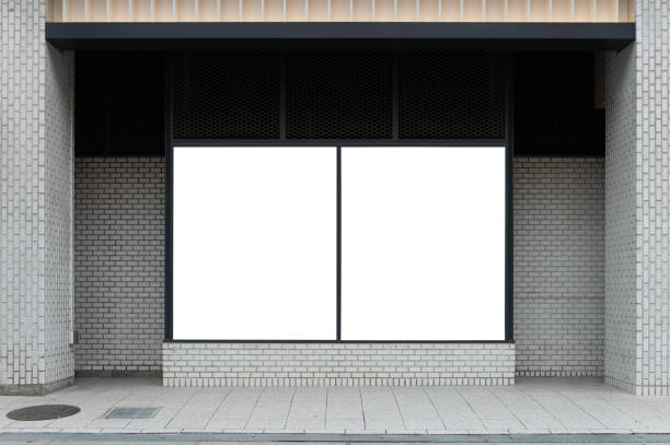 istock Shop Boutique Store Front with Big Window and Place for Name 1029811192