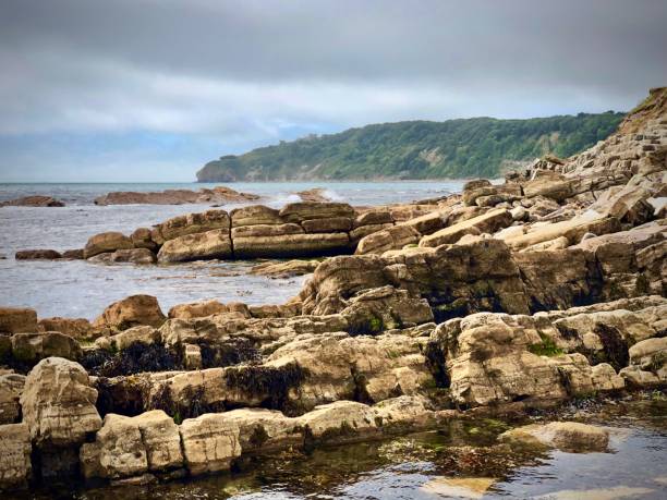 istock Peveril Point in Swanage looking over to Durlston Castle 1029817520