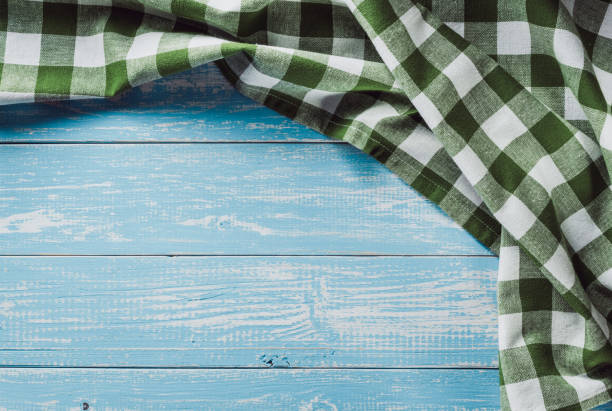 istock napkin cloth on wooden background 1029822882