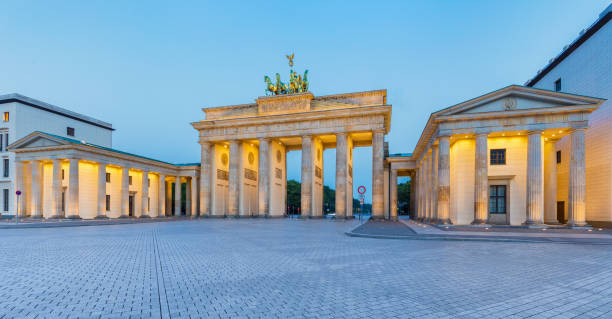 istock Berlin Brandenburg Gate in twilight, Germany 1029830602