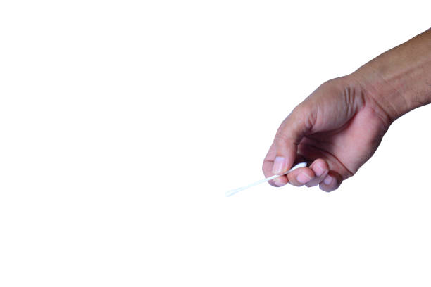 istock adult hand holding cotton bud on white background isolated 1029854542