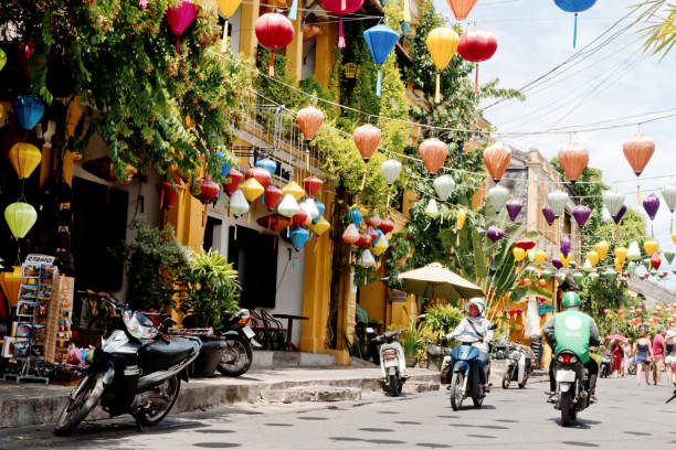 hoi an jest światowym dziedzictwem kulturowym. - vietnam hoi an traditional culture travel zdjęcia i obrazy z banku zdjęć