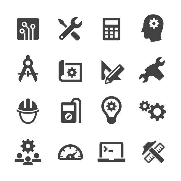 engineering icons -acme シリーズ - 電卓点のイラスト素材／クリップアート素材／マンガ素材／アイコン素材