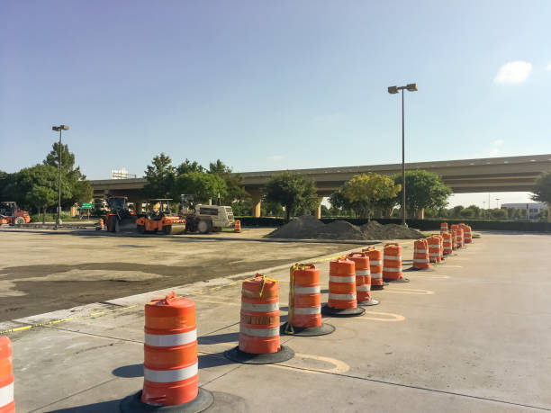 istock Parking garage construction site at retail store in Texas, USA 1029912628