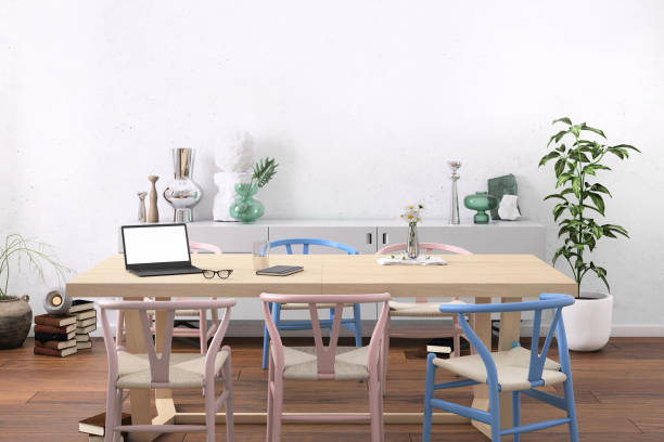 istock Nordic style apartment dining room 1029930006