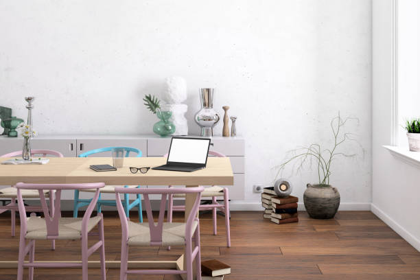 istock Nordic style apartment dining room 1029930010
