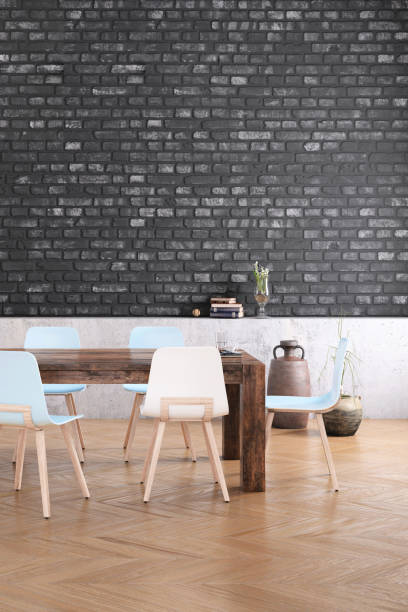 istock Nordic style apartment dining room 1029930046