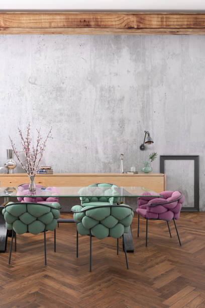 Nordic style apartment dining room