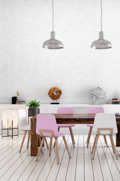 istock Nordic style apartment dining room 1029930066
