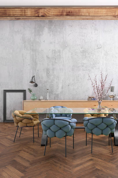 istock Nordic style apartment dining room 1029930078