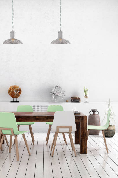istock Nordic style apartment dining room 1029930080