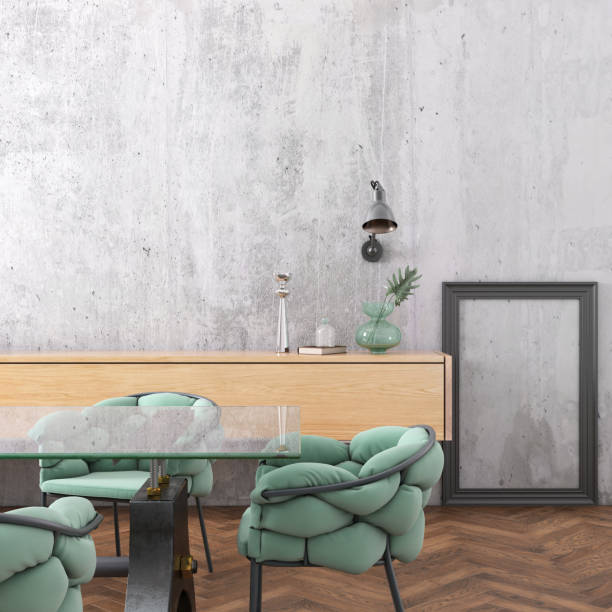 istock Nordic style apartment dining room 1029930104
