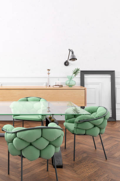 istock Nordic style apartment dining room 1029930114