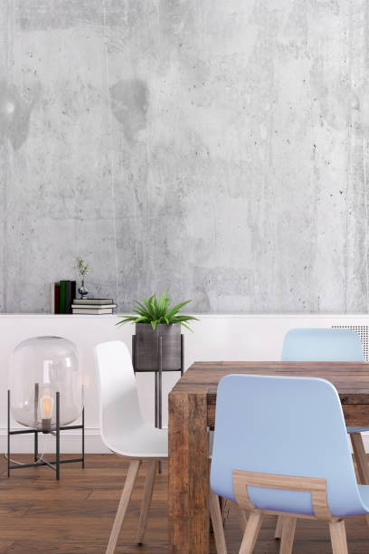 istock Nordic style apartment dining room 1029930140