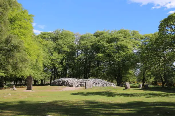 Culloden, Scotland-: Balnuaran of Clava is the location of several end Neolithic megalithic plants in Strathnairn, Scotland.