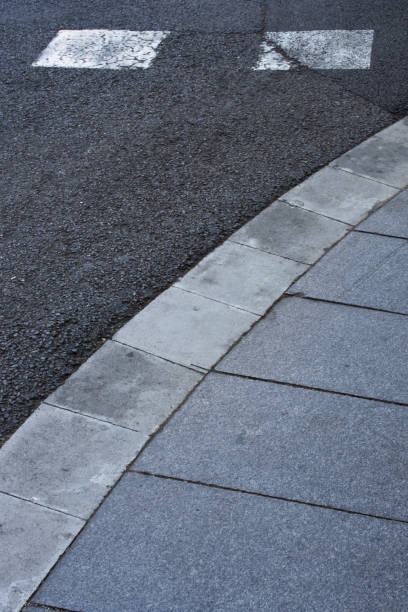 istock asphalt painted with traffic signs or words 1029938870