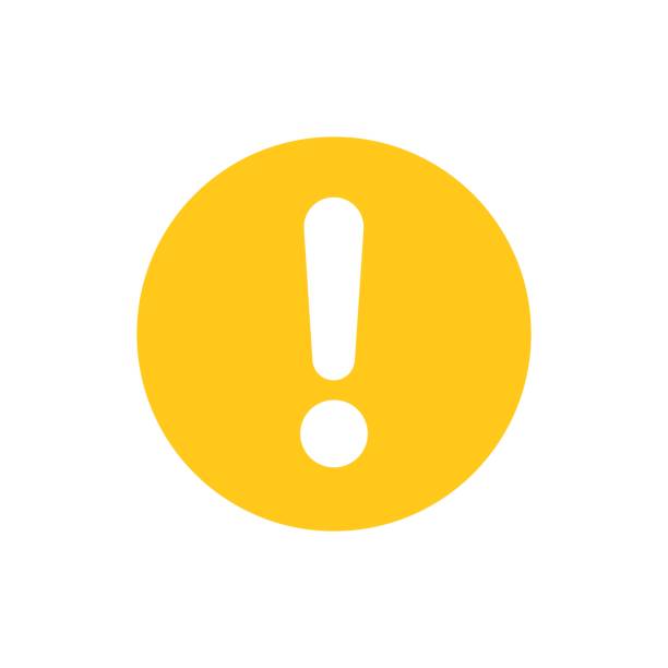 istock Exclamation mark icon in flat style. Danger alarm vector illustration on white isolated background. Caution risk business concept. 1029939784