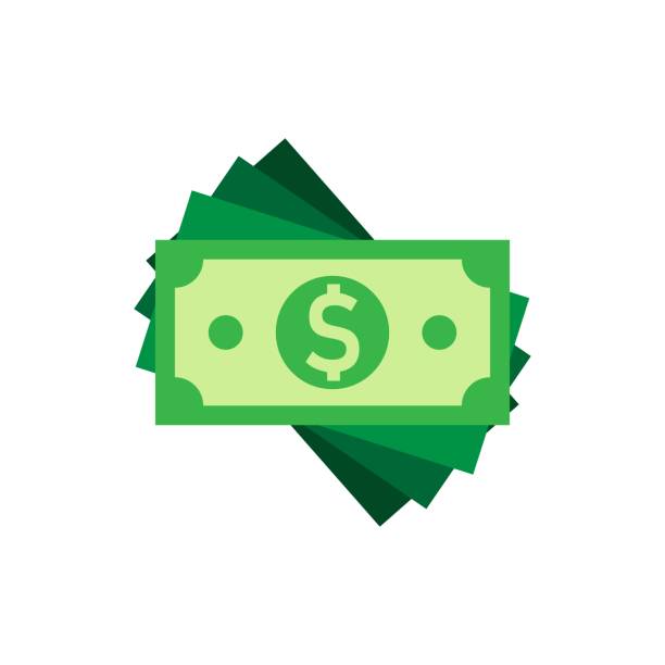 Dollar currency banknote icon in flat style. Dollar cash vector illustration on white isolated background. Banknote bill business concept. Dollar currency banknote icon in flat style. Dollar cash vector illustration on white isolated background. Banknote bill business concept. change illustrations stock illustrations