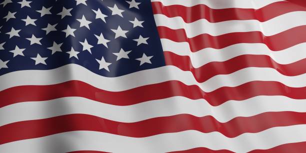 istock 3d rendering United States flag 1029942688