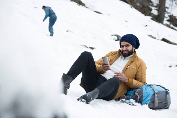 istock mountain trekking - Stock 1029943350