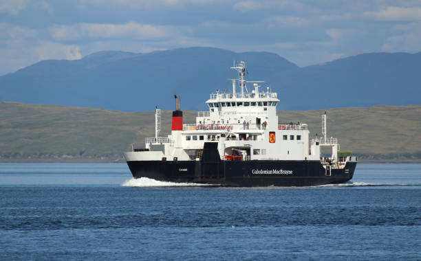 Ferry to the Isle of Mull, Scotland stock photo