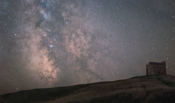 istock Milkyway Over St Catherine's Chapel 1029955264