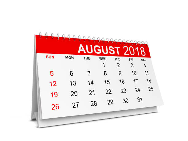istock 2018 year calendar. Week starts with sunday 1029958748