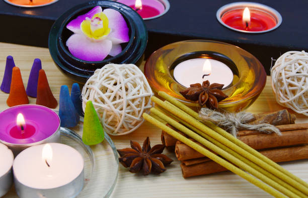 istock candles light with incenses 1029968894