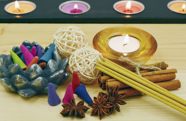istock candles light with incenses 1029970944