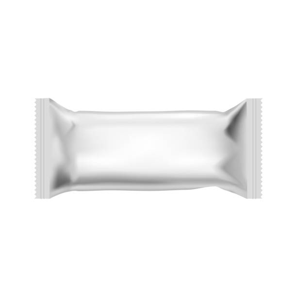 istock Realistic food snack pillow bags. Mock up. Vector 1029974506