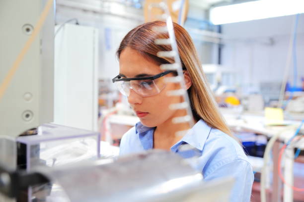 istock Woman working in a factory 1029976086
