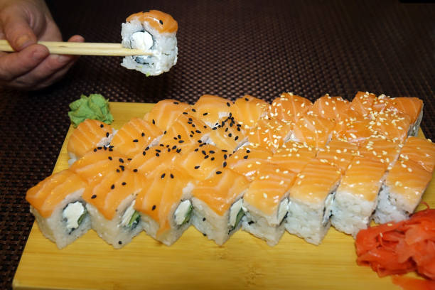 istock Sushi set, Japanese food 1029976292