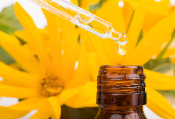 istock Natural remedies  - dropper. 1029984356