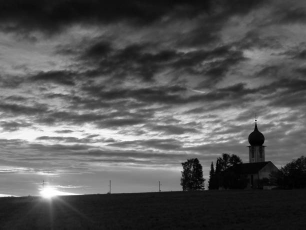istock Church at Sunrise. Bavaria, Germany. 1029989794