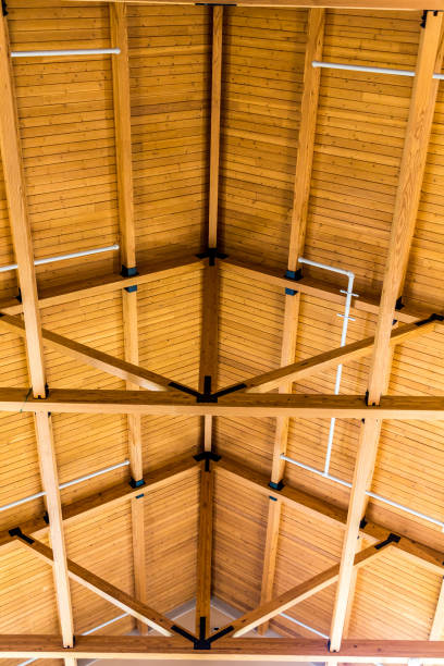 istock PVC on Wood Roof 1029990294