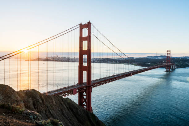 istock dawn at the San Francisco bay,California 1029990504