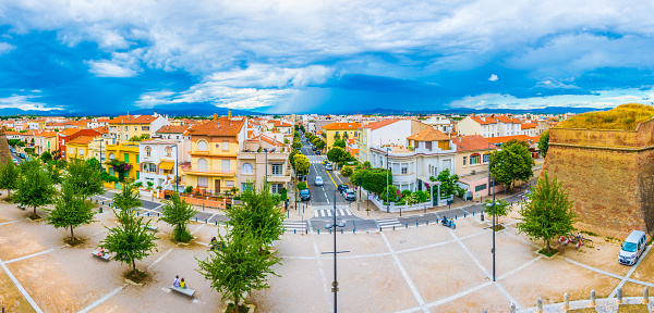 Aerial view of Perpignan, France