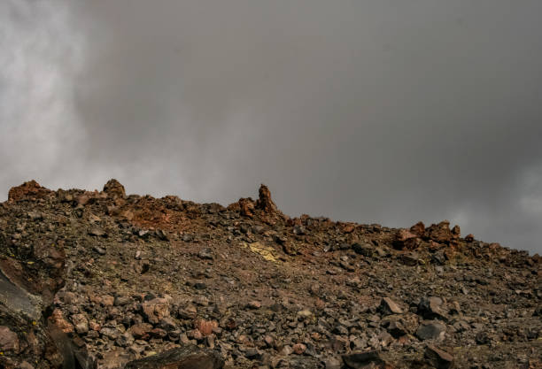 istock Mountain landscape with a stony scattering. Mountain landscape. 1029998494