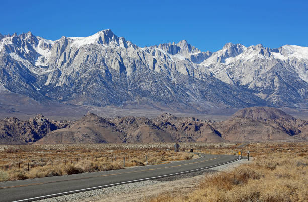 istock The road and Sierra nevada 1030003698