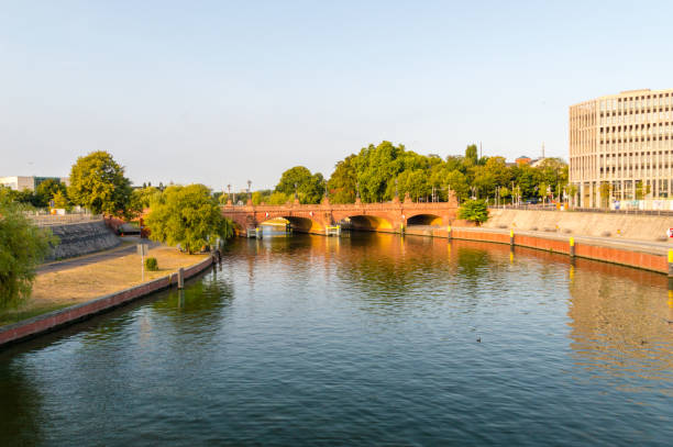 istock Moltkebrucke bridge over the Spree River in Berlin, Germany. 1030007430