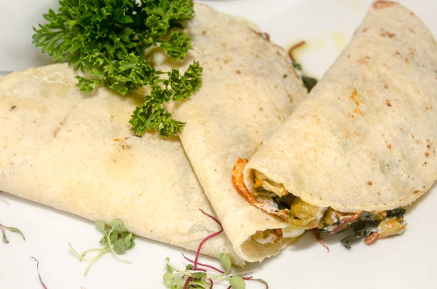 istock Traditional quesadilla with pumpkin leaf 1030012782