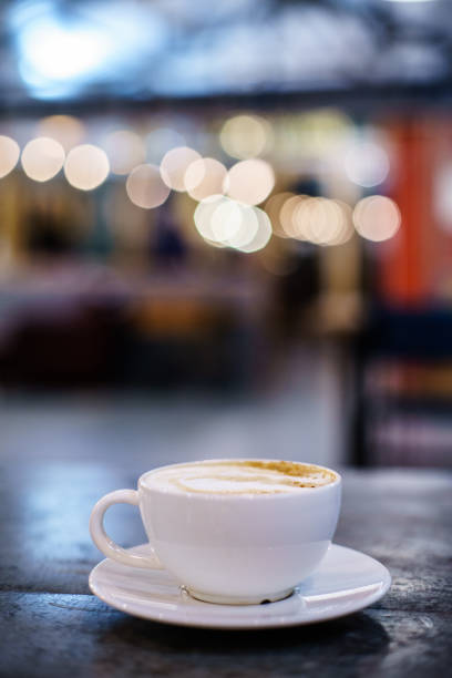 istock Coffee Milk and Foam with Bokeh Background 1030019222