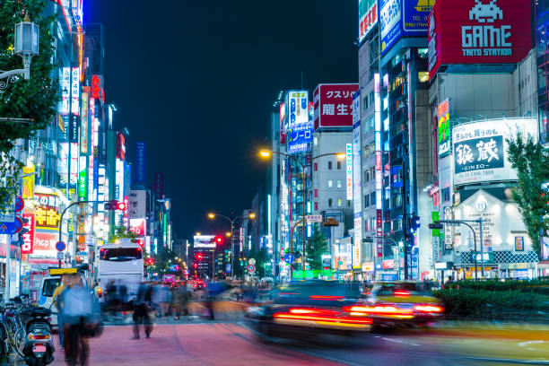 istock Tokyo Busy Street At Night 1030024606