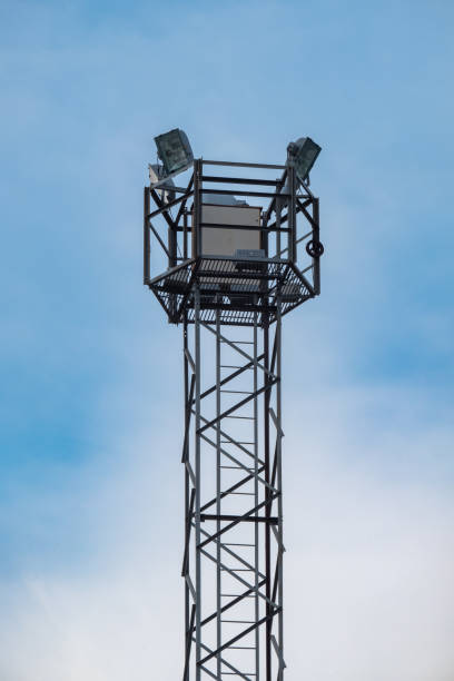 istock View of large surface lighting tower isolated 1030035188