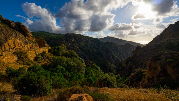 istock Calanches de Piana, Corsica, at sunset 1030062132
