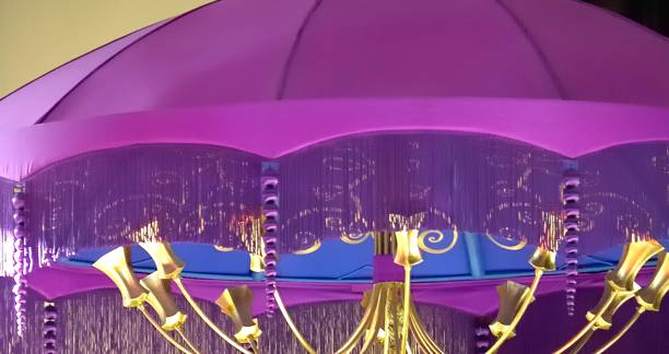 Colorful ceiling detail