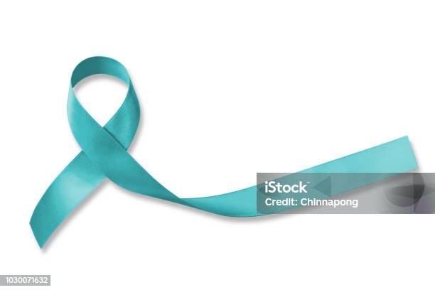 Eal Ribbon Awareness Isolated On White Stock Photo - Download Image Now