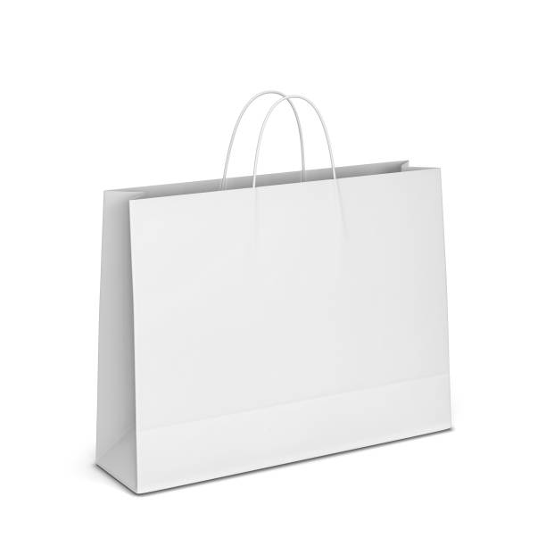 istock Blank shopping bag mockup 1030072480
