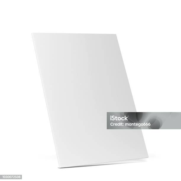 Blank Paper Folder Mockup Stock Photo - Download Image Now - File Folder, Template, Brochure